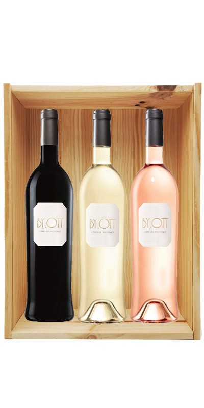 Coffret cadeau bois vin Provence By Ott Personnalisé - Meilleur Vin Provence